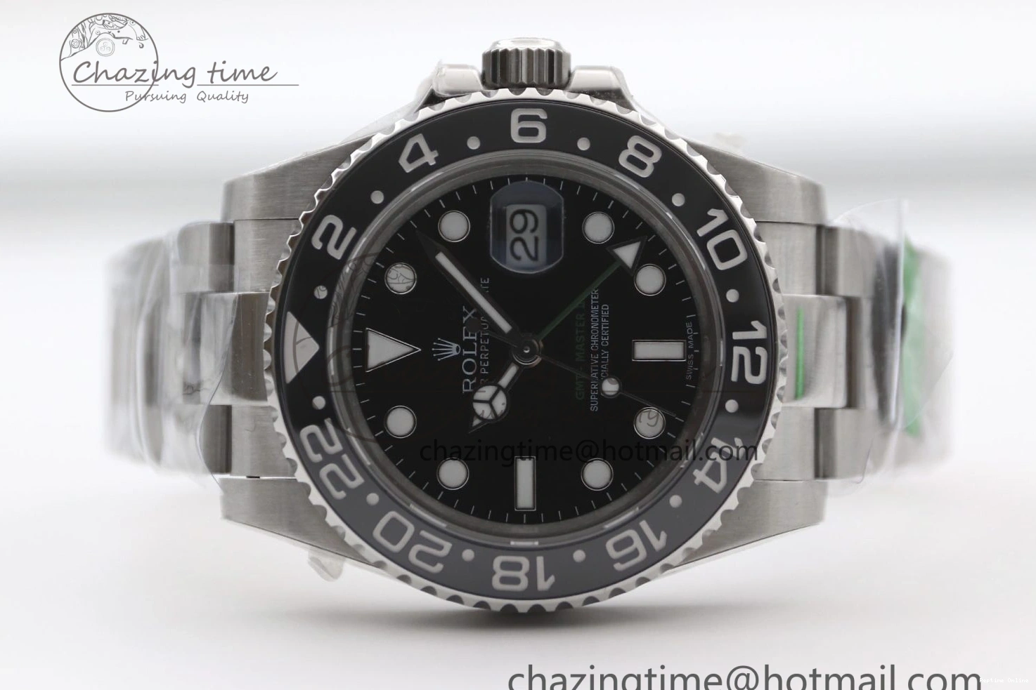 0215 Tailored GMT Master II 116710 LN 904L SS TW+ Best Edition on Oyster Bracelet VR3186 CHS 1980